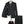 Load image into Gallery viewer, 3 Piece Suit - Vintage Style Charcoal Grey Black Velvet Suit Modshopping Clothing
