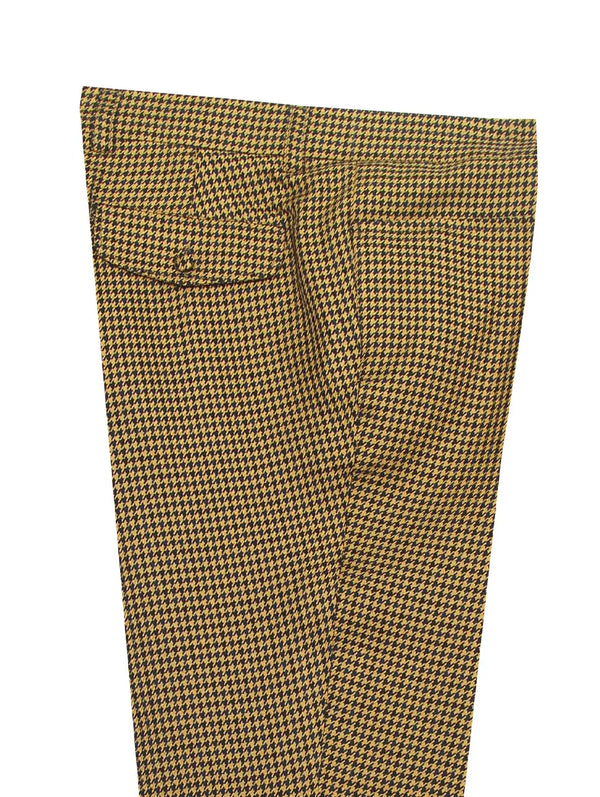 Brown and Black Houndstooth Womens Trouser Modshopping Clothing