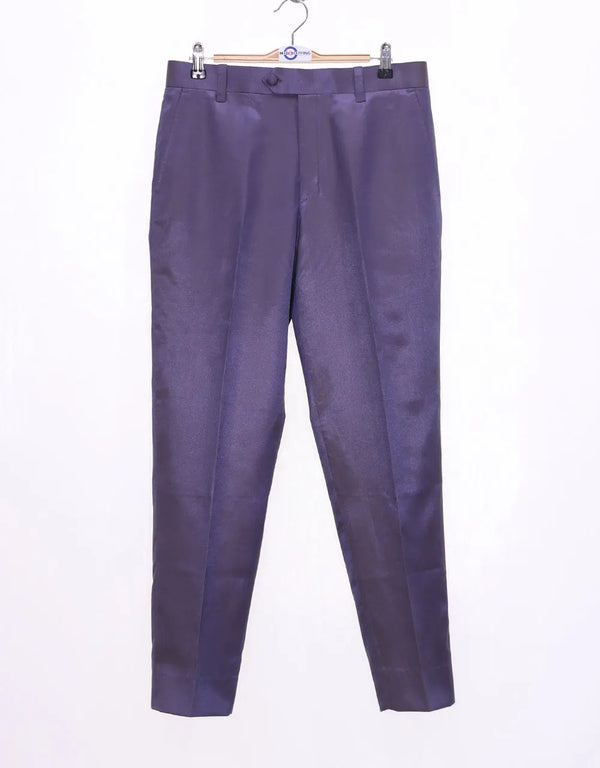 Brown and Purple Two Tone Trouser Modshopping Clothing