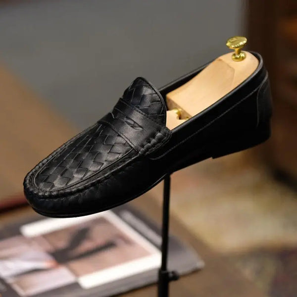 Copy of Leather Shoe Premium Penny Loafer (Black) Premier Loafer Modshopping Clothing
