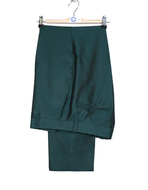 Deep Teal and Black Two Tone Trouser Modshopping Clothing