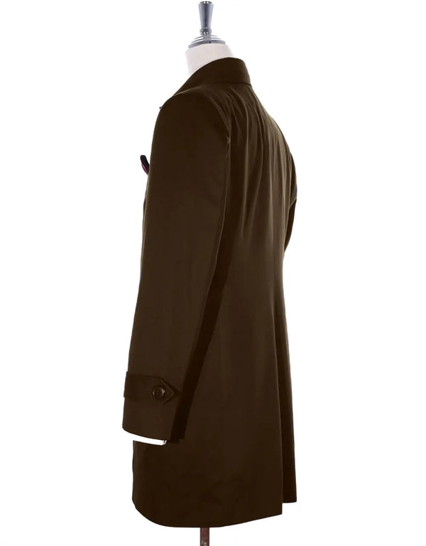 Mac Coat Men's | Tailor Made Vintage Style Brown Mac Coat Modshopping Clothing