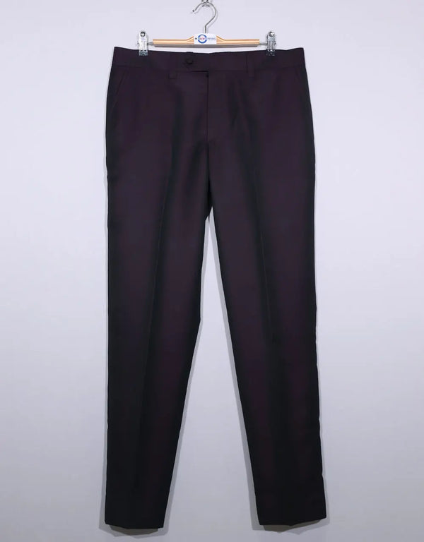 Purple and Black Two Tone Trouser Modshopping Clothing