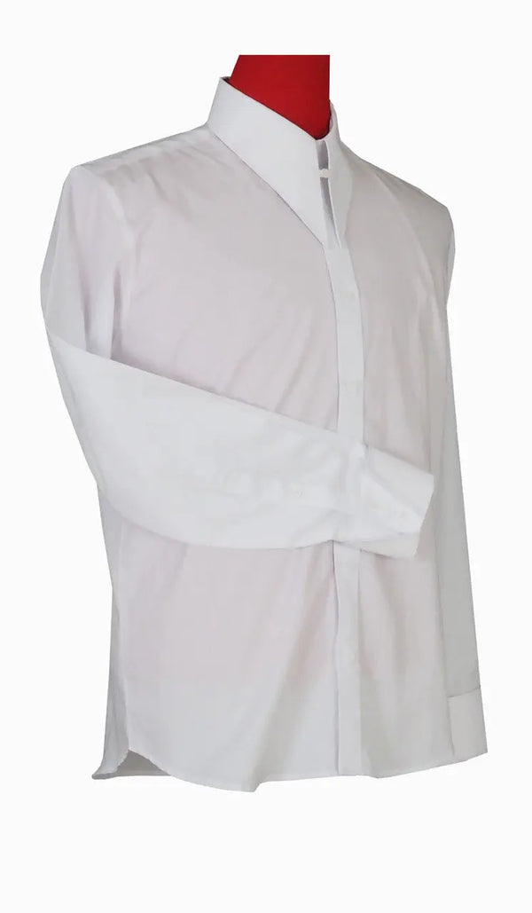 Spearpoint Collar Shirt - White Tab Collar Shirt Modshopping Clothing