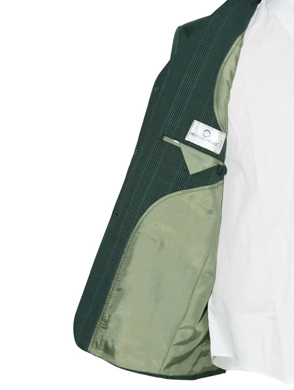 Suit Package | Olive Green Prince Of Wales Check Suit Modshopping Clothing