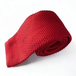 red kntted tie| mens tie, buy red essential tie uk mod clothing Modshopping Clothing