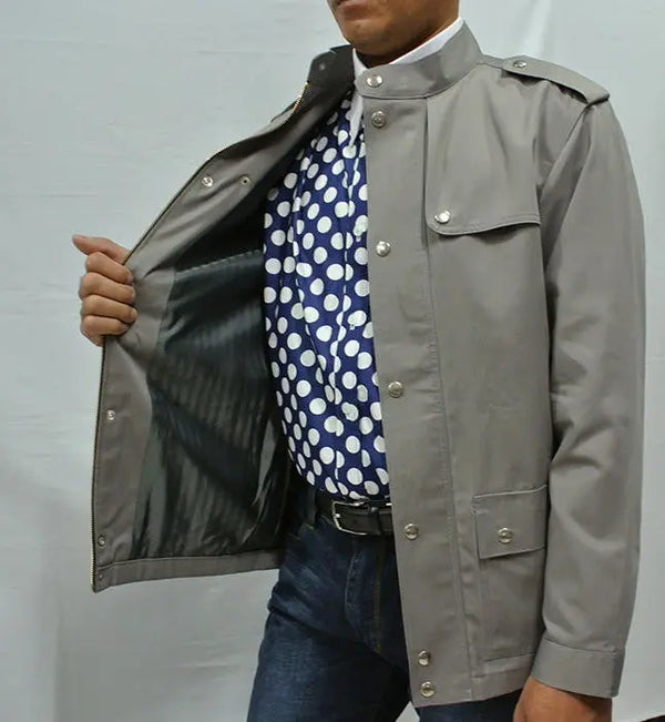 60s Outfits | Dim Grey Scooter Jacket Modshopping Clothing