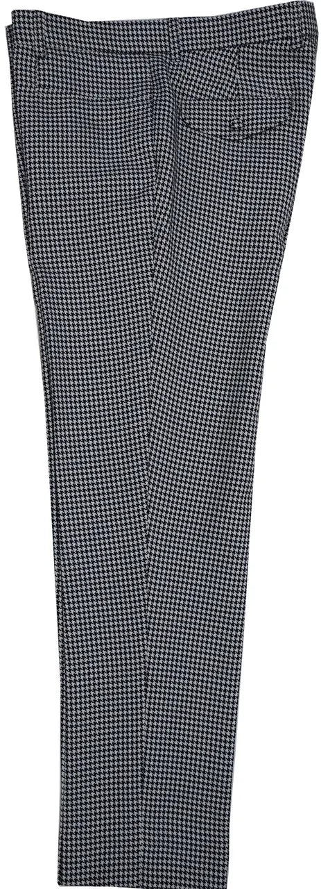 Mod Trouser | Black and White Houndstooth Trouser Modshopping Clothing