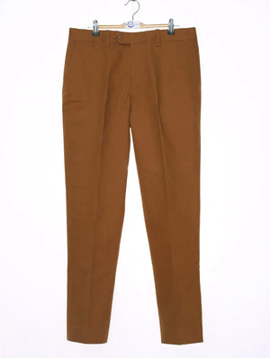 Sta Press Trousers | 60s Style Mod Classic Burnt Orange Men's Trouser Modshopping Clothing