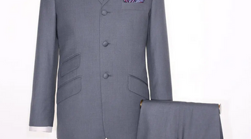 3 button suit jacket