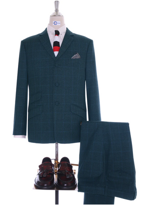 Mens three button suit