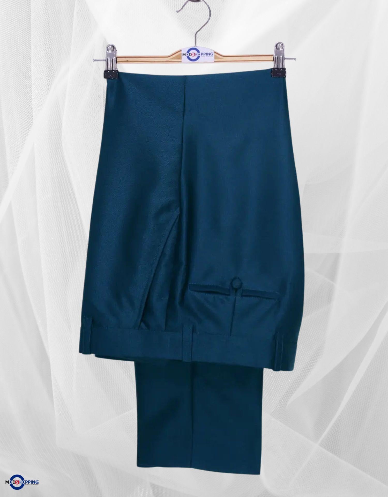 Peacock Blue Tonic Suit