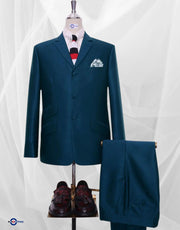 Peacock Blue Tonic Suit