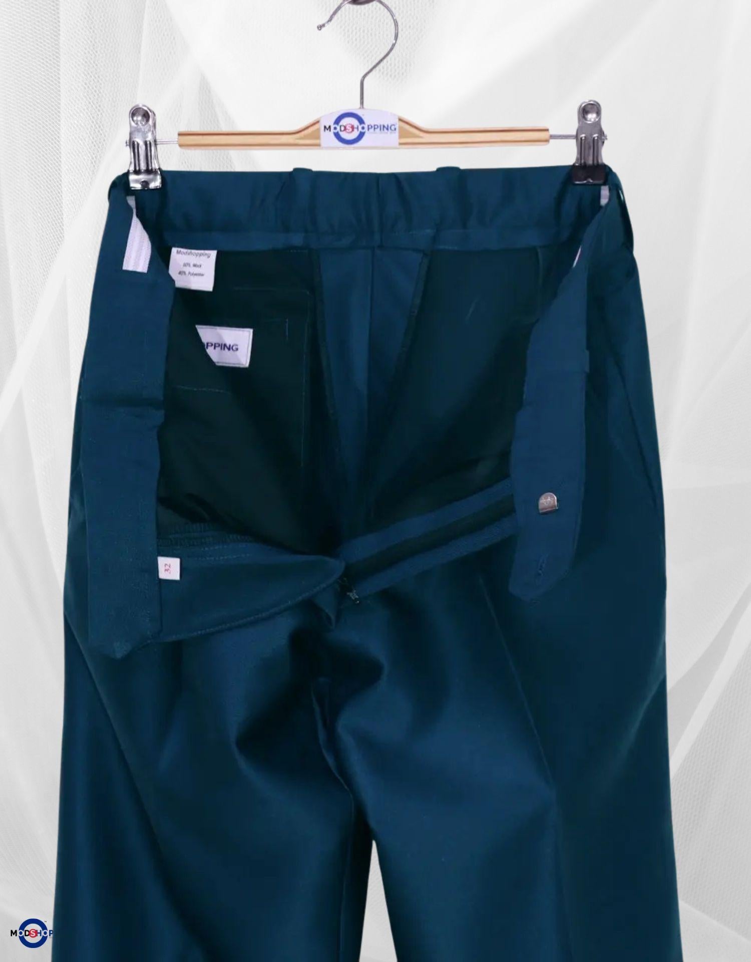 Peacock Blue Tonic Suit