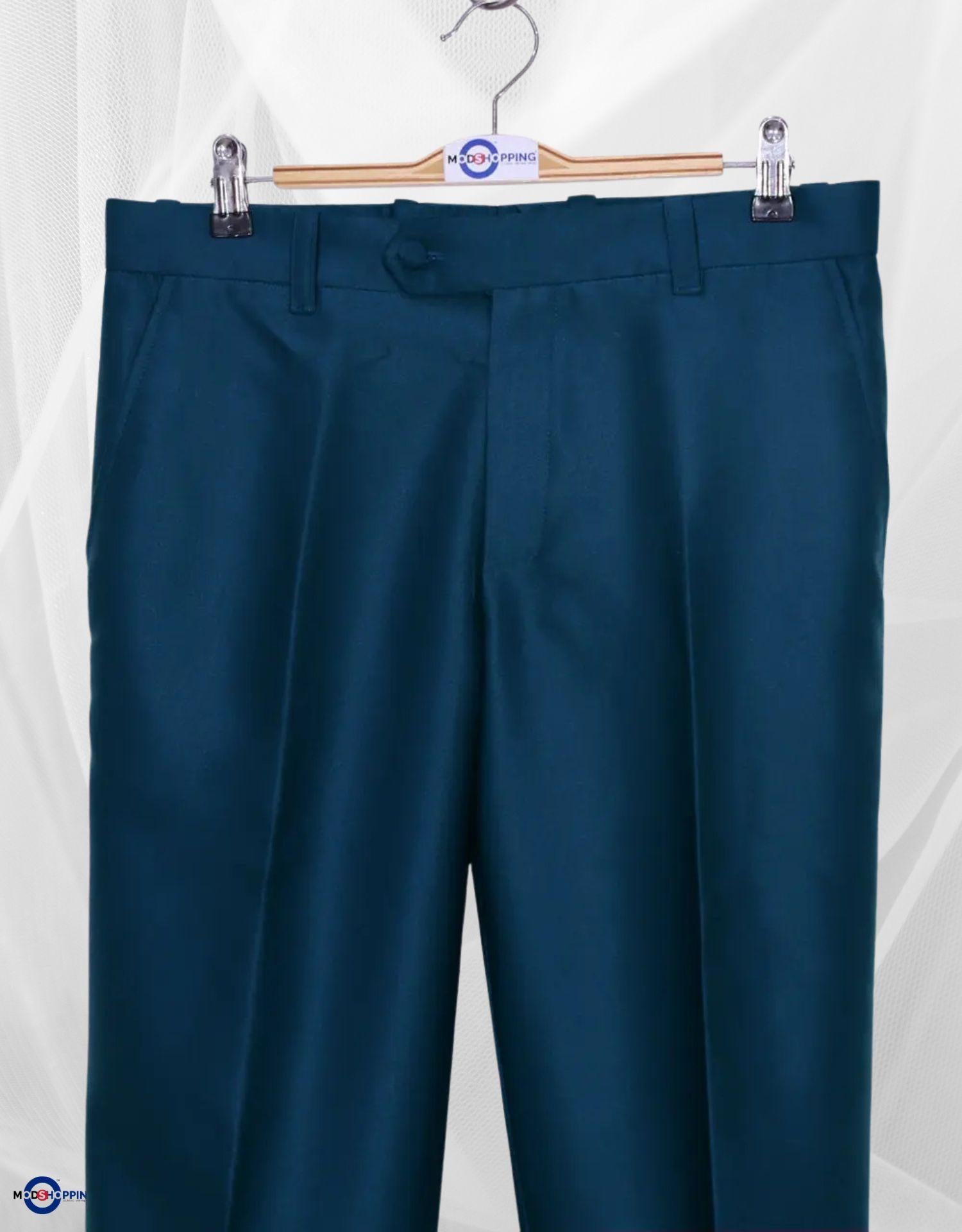 Peacock Blue Tonic Suit