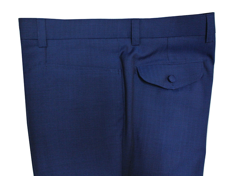 Royal Blue Herringbone 3 Piece Suit – Tailored for Men