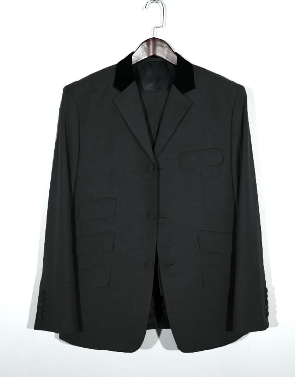 Permanent Style  Velvet suit jacket, Velvet jacket outfit, Velvet jacket  men