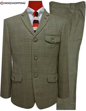 60s Vintage Style Goldhawk Suit for Men Modshopping Clothing