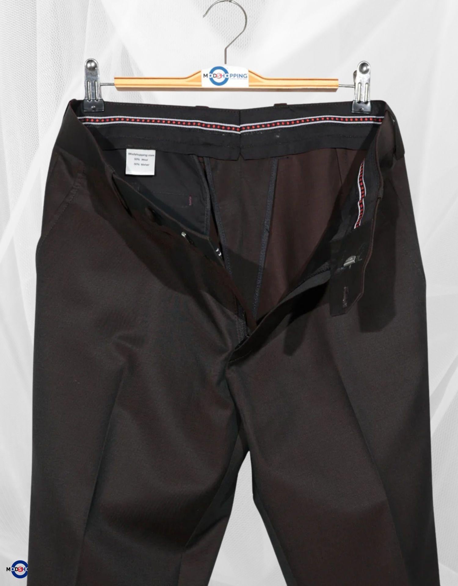 Brown and Black Two Tone Suit