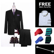 Black 3 Piece Suit Packet 