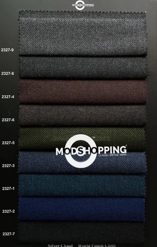 Bespoke 2 Piece Suit | Plain Color Tweed Suit Modshopping Clothing