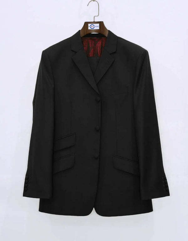 Black Blazer | Tailored 3 Button Black Mod Blazer For Men Modshopping Clothing