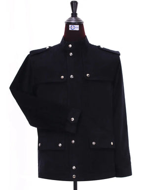 Black Corduroy Scooter Jacket Modshopping Clothing