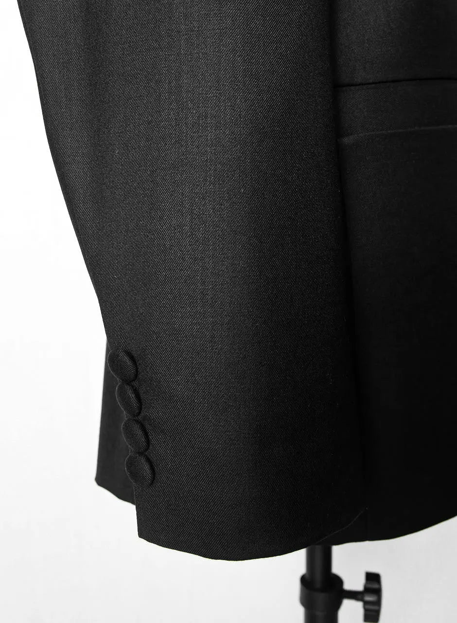 Black Nehru Collar Jacket For Men's Modshopping Clothing