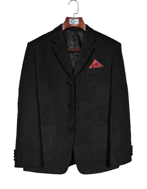 Corduroy Jacket - Black Corduroy Jacket