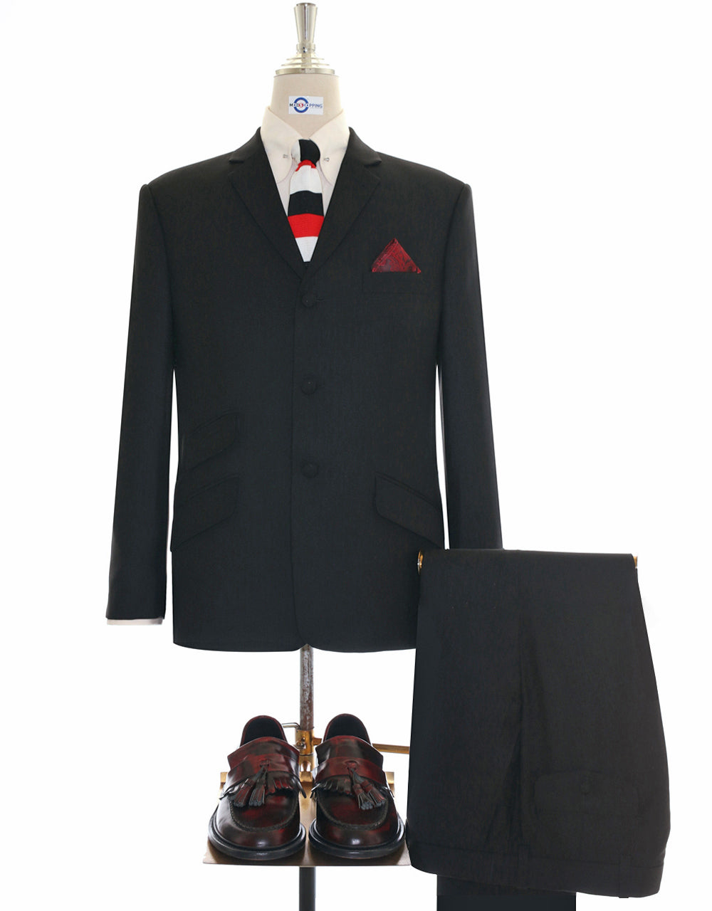 Black Herringbone Sui