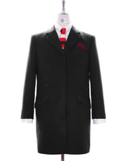 This Coat Only - Black Women Overcoat Size 36L