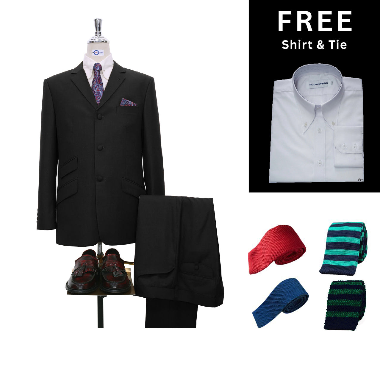 Black Mod Suit Packet