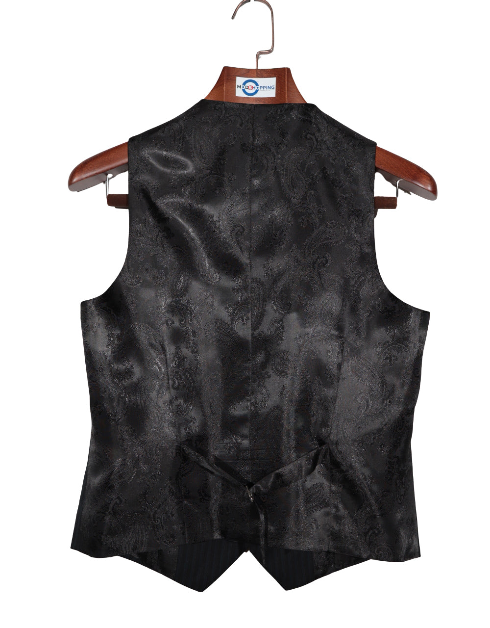 Executive 3-Piece Suit – Black & Navy Stripe Suit
