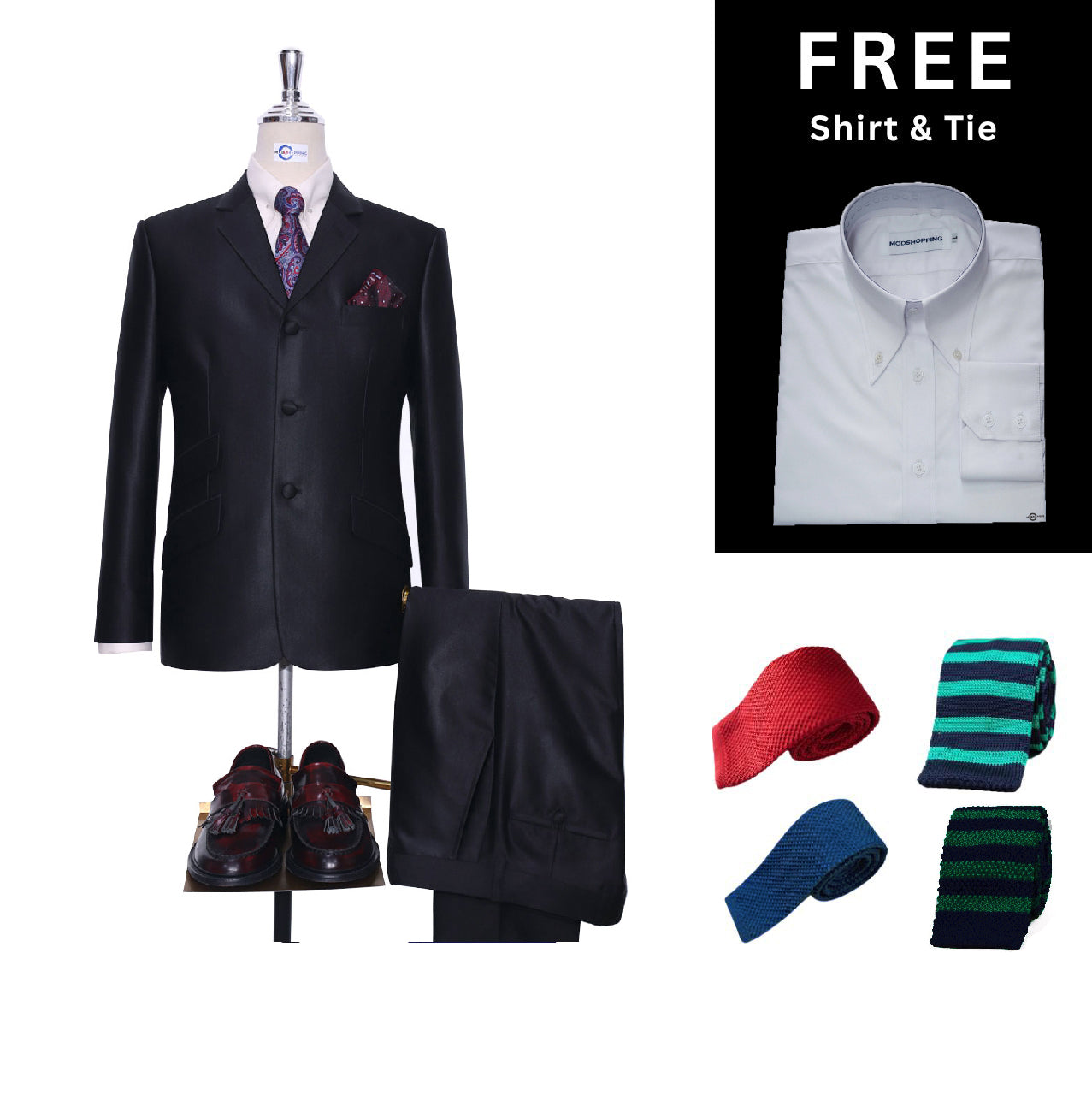  Black Tonic Suit Packet