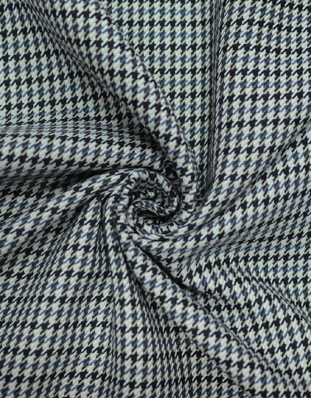 60s Style Black and Grey Large Houndstooth Mod Blazer Jacket