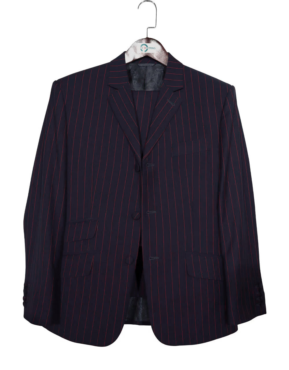 Men’s Multi Color Stripe Suit