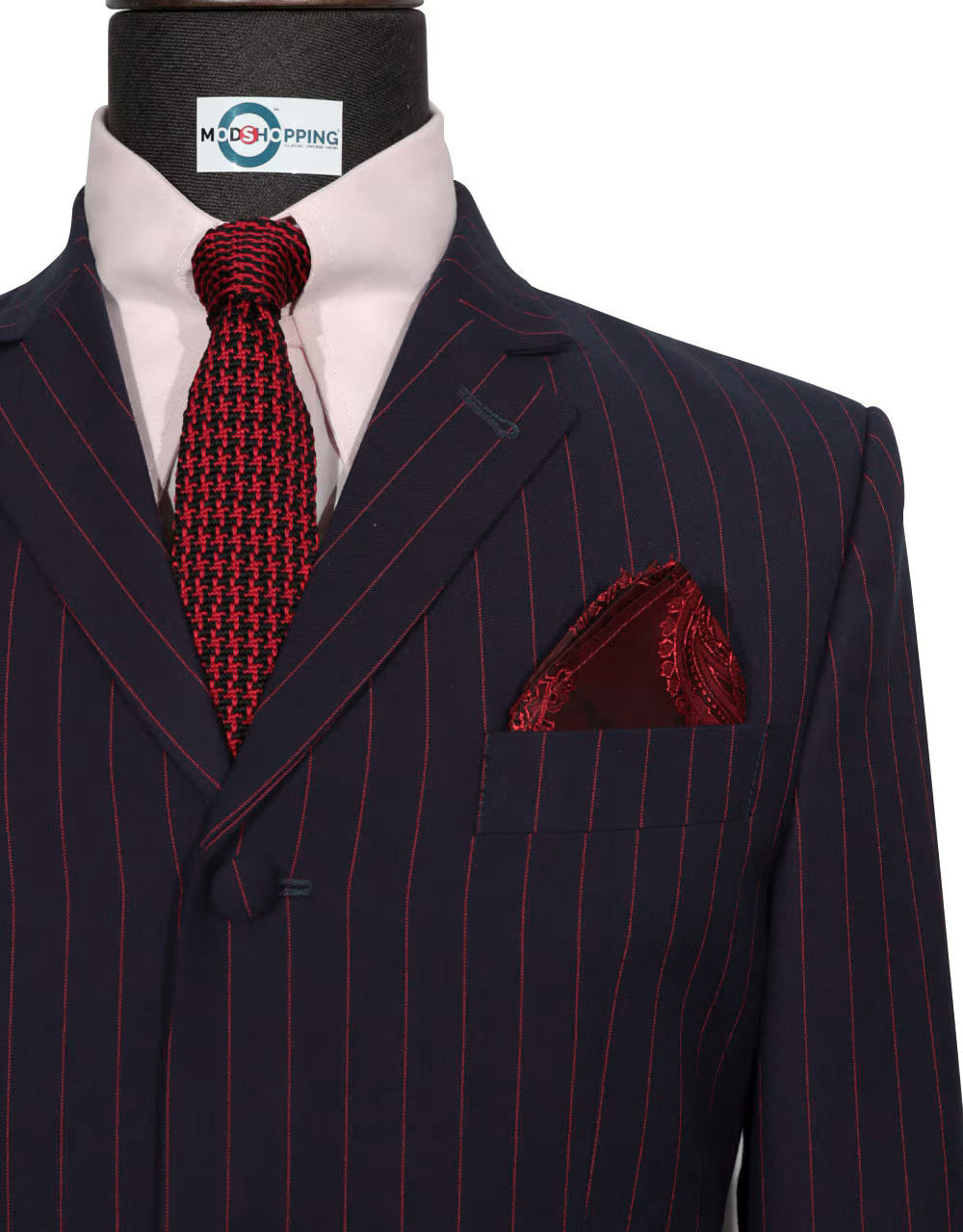 Men’s Multi Color Stripe Suit