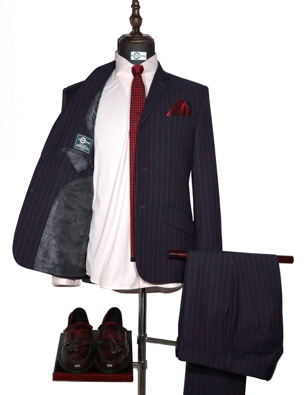 Men’s Multi Color Stripe Suit