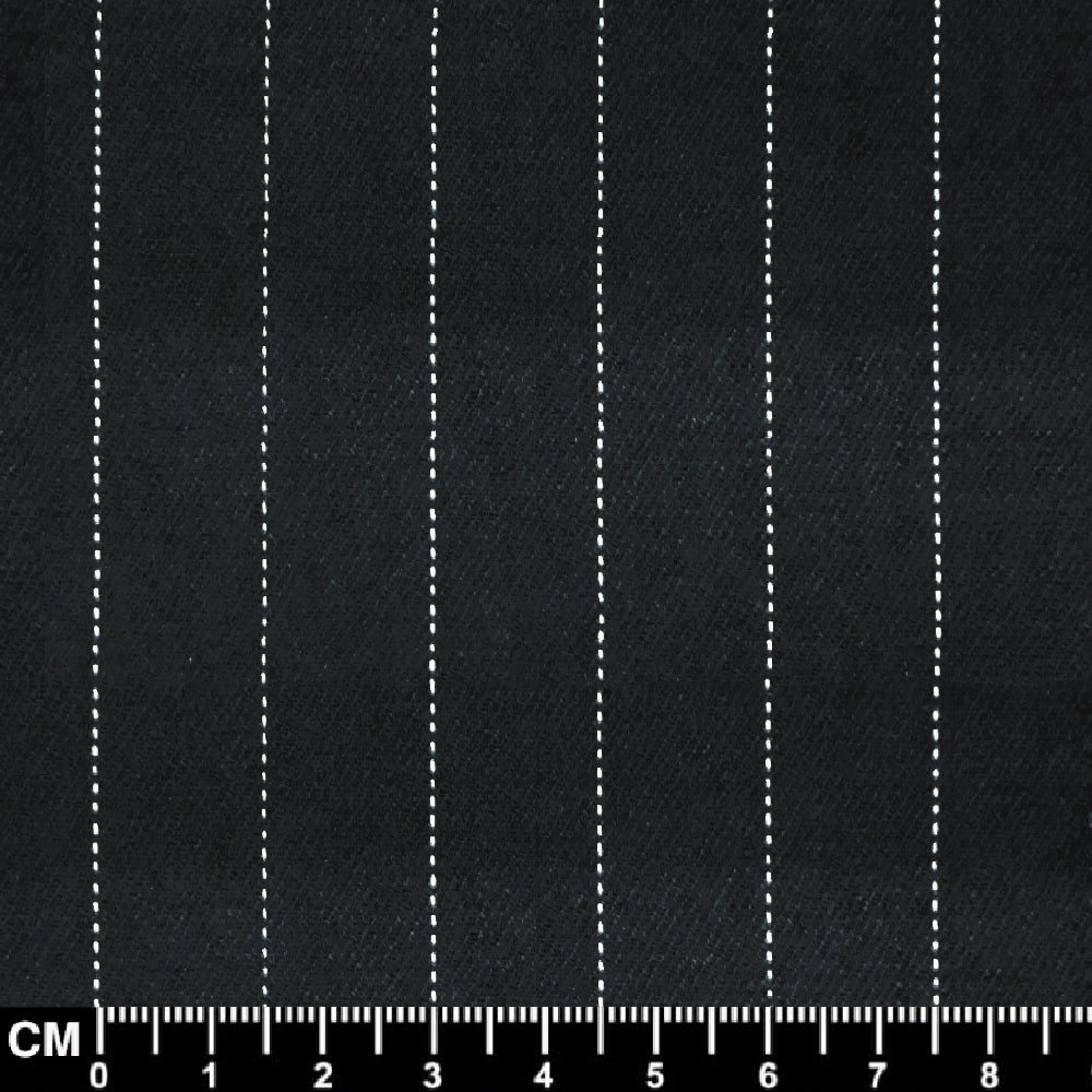 Black and White Pinstripe Fabric