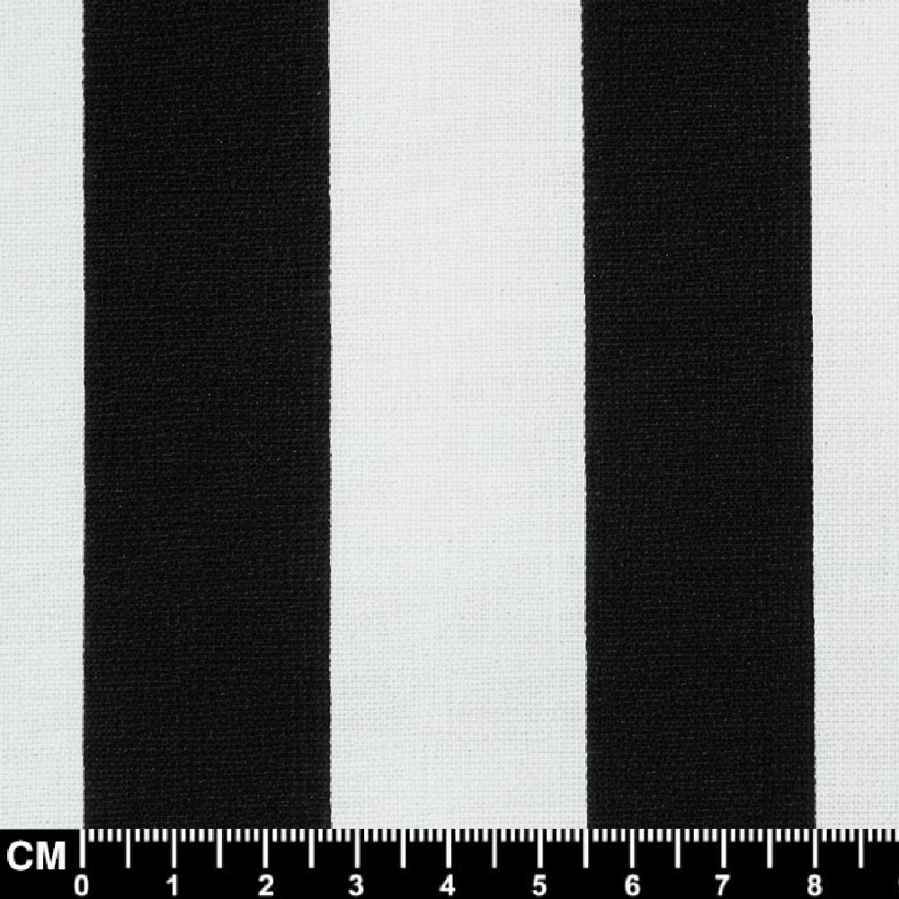 Black and White Striped Fabric