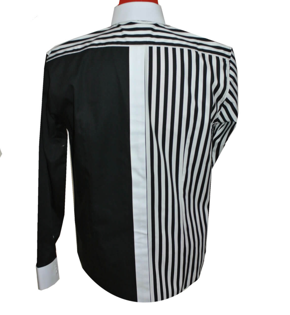 Vintage Style Roger Daltrey Black & White Button Down Shirt
