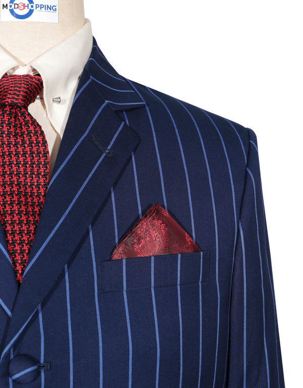 Stripe Suit - Blue and Sky Blue Stripe Suit