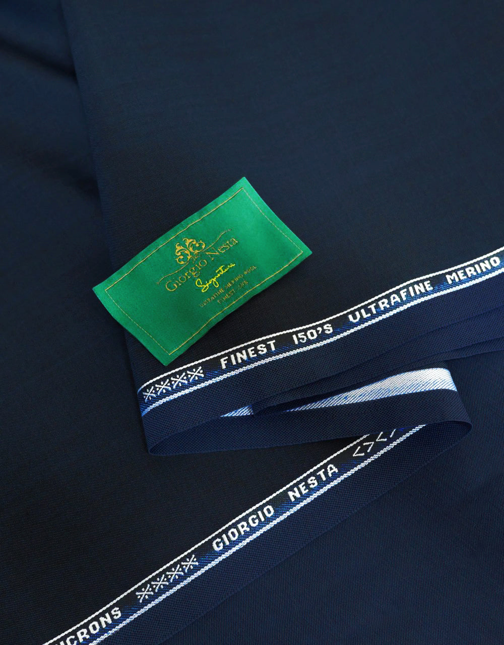 Blue and Black Two Tone Fabric