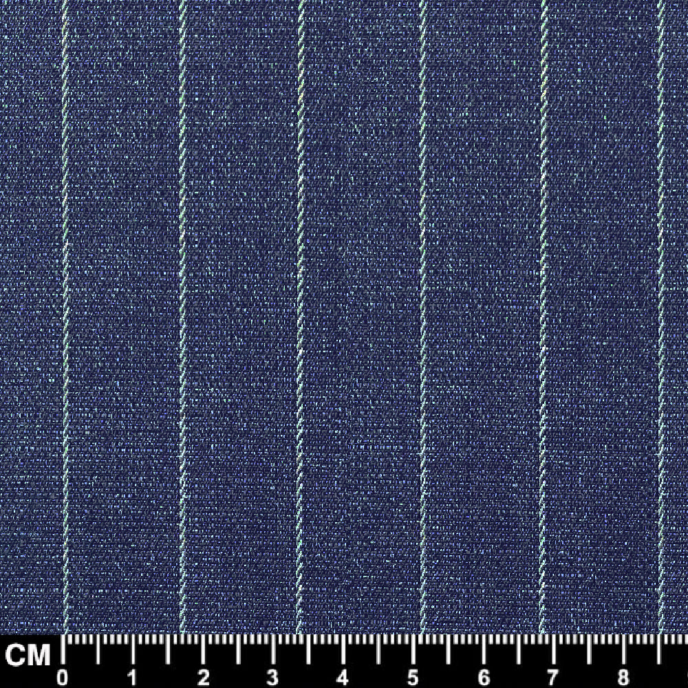 Blue and White Striped Fabric Size #17