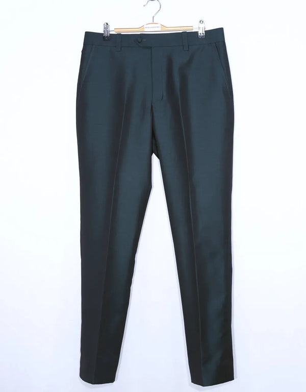 Bottle Green And Black Two Tone Trouser Modshopping Clothing