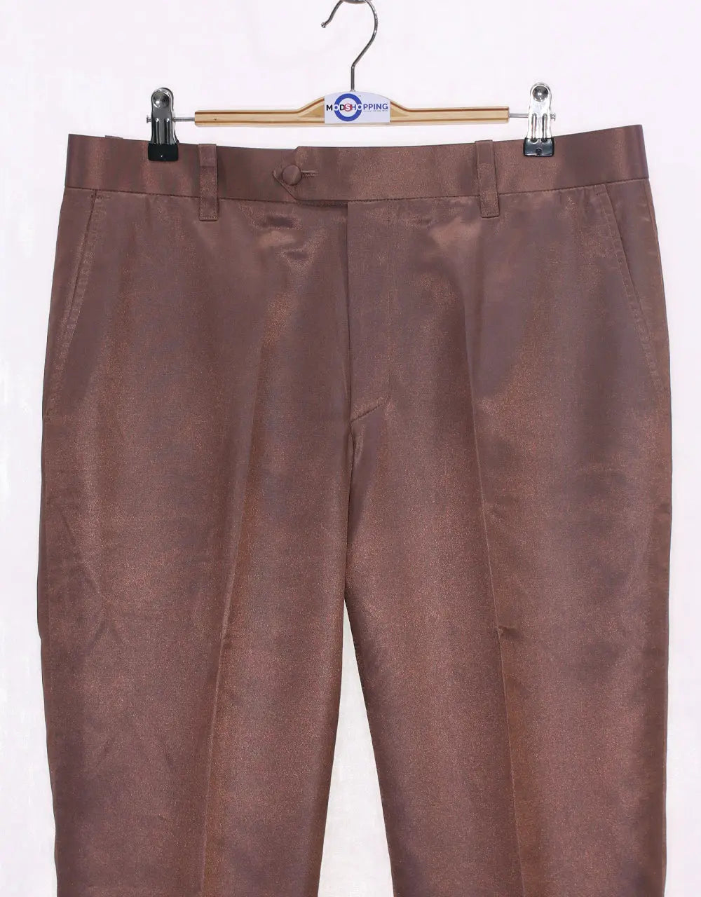 Bronze and Blue Two Tone Trouser Modshopping Clothing