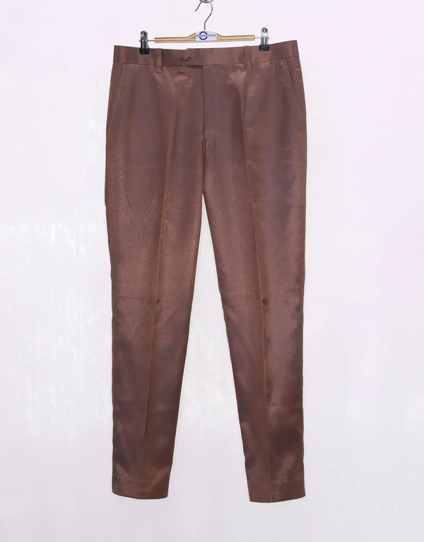 Bronze and Blue Two Tone Trouser Modshopping Clothing