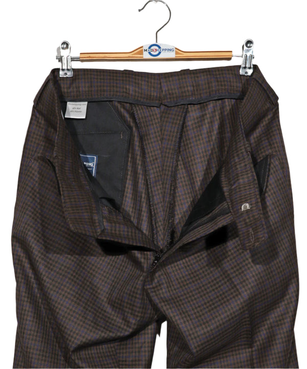 Chocolate Brown Goldhawk Suit Pacth Pocket