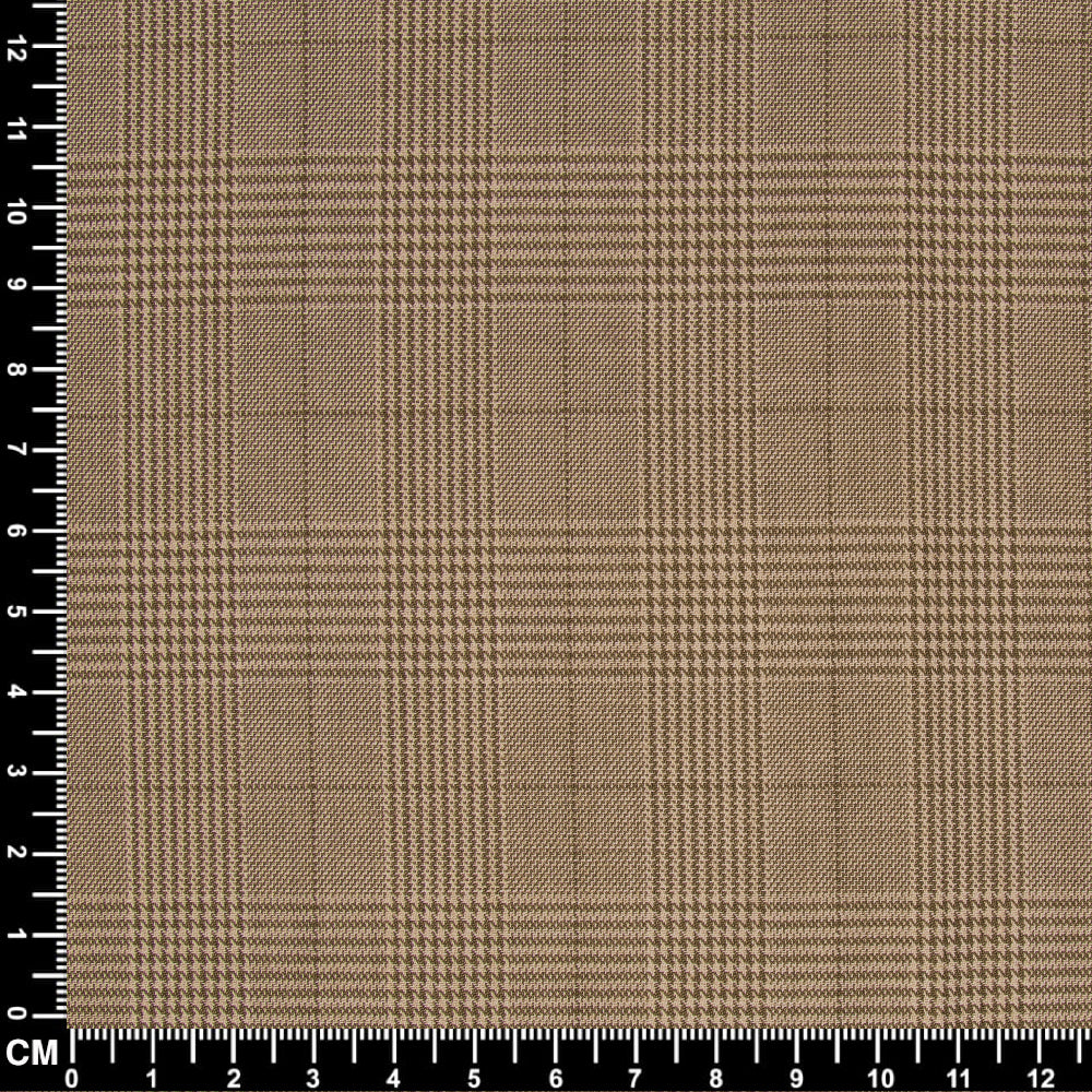 Brown Prince of Wales Check Fabric