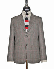 Brown Prince of Wales Check Jacket
